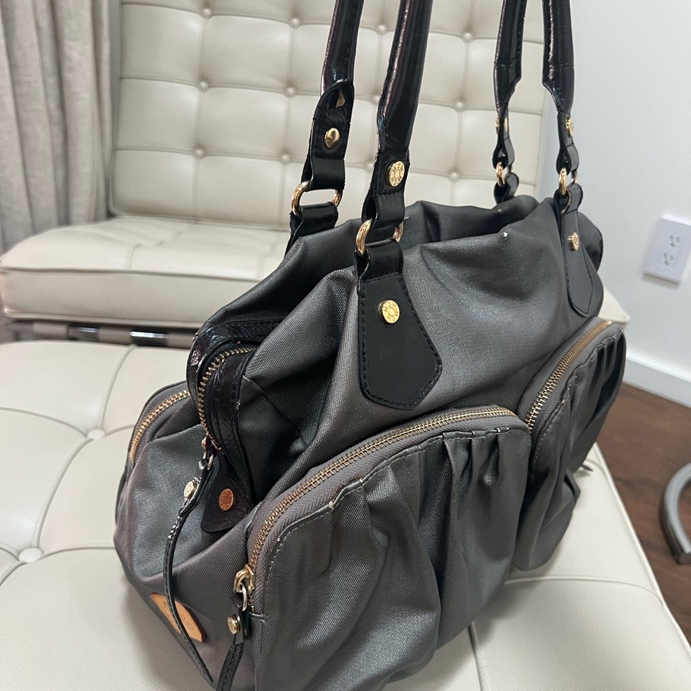 MZ Wallace Grey Belle Bedford Large Bag